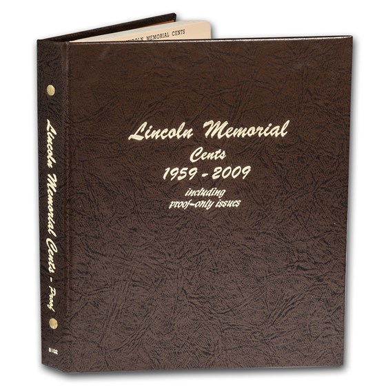 Dansco Album #8102 - Lincoln Memorial Cents 1959-2009 (w/Proofs) Dansco Album #8102 - Lincoln Memorial Cents 1959-2009 (w/Proofs)